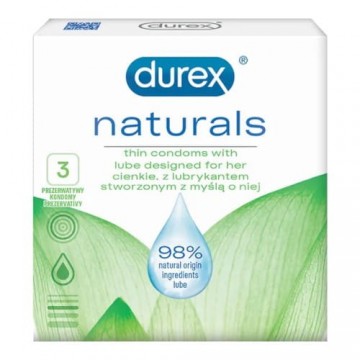Durex Naturals 3 szt. -...