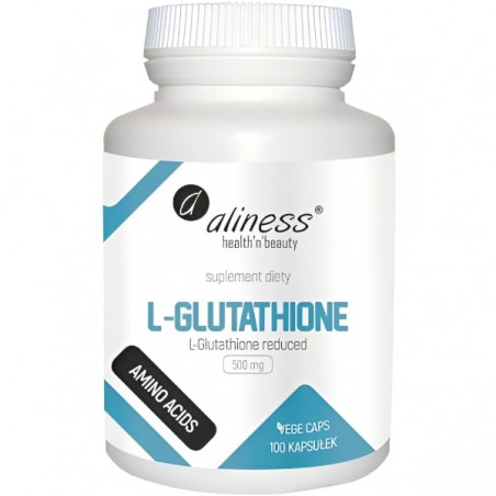 Aliness L-Glutathione reduced 500 mg - 100 kapsułek