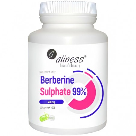 Aliness Berberine Sulphate 99% 400 mg - 60 kapsułek