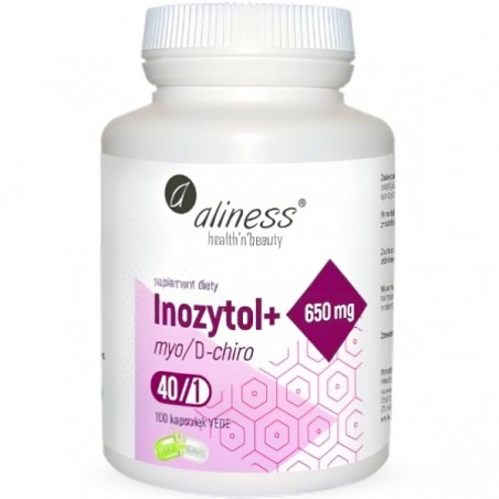 Aliness Inozytol+ 650 mg - 100 kapsułek