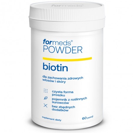 ForMeds F-BIOTIN (biotyna w proszku) - 60 porcji
