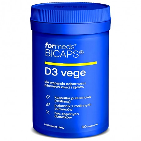 ForMeds BICAPS D3 VEGE - 60 kapsułek