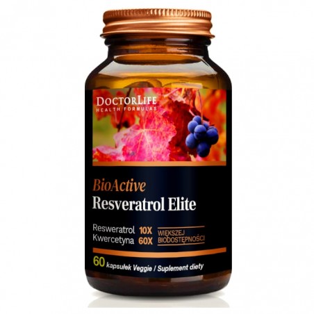 Doctor Life Resveratrol Mikronizowany 200mg - 60 kapsułek