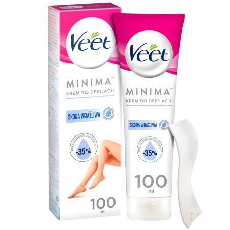 Veet Minima 100 ml - krem do depilacji skóra wrażliwa