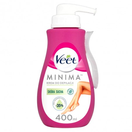 Veet Minima 400 ml - krem do depilacji skóra sucha