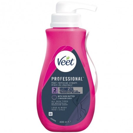 Veet Professional 400 ml - krem do depilacji każdy rodzaj skóry