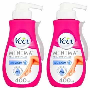 Zestaw Veet Minima 2x 400...