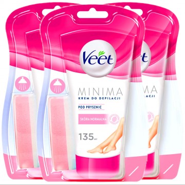 Zestaw Veet Minima 3x135 ml...