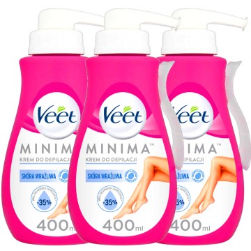 Zestaw Veet Minima 3x 400...