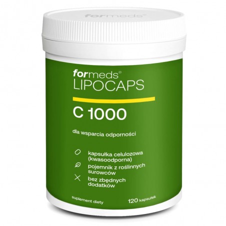 ForMeds LIPOCAPS C 1000 - 120 kapsułek