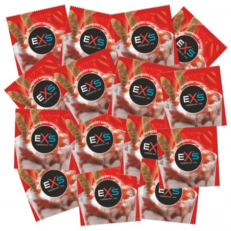 EXS Strawberry 50 szt. - prezerwatywy