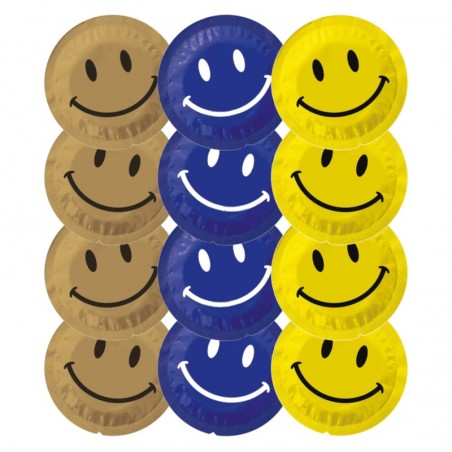 EXS Smiley Face 25 szt. - prezerwatywy