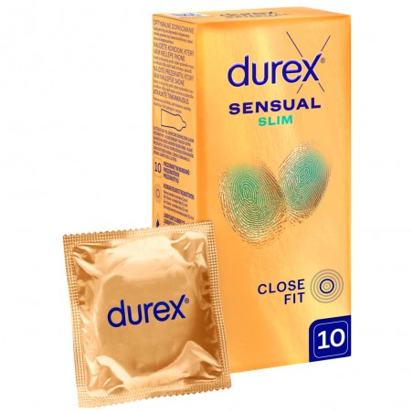 Durex Sensual Slim 10 szt. - prezerwatywy