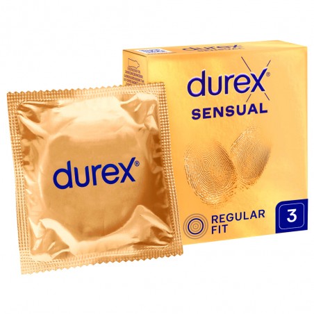 Durex Sensual 3 szt. - prezerwatywy