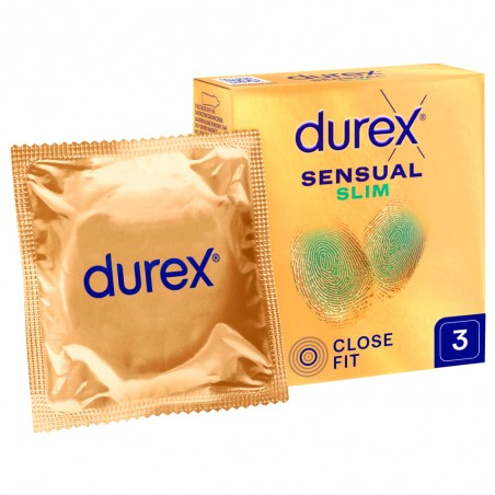 Durex Sensual Slim 3 szt. - prezerwatywy