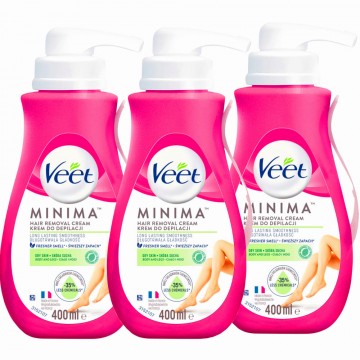 Zestaw Veet Minima 3x 400...