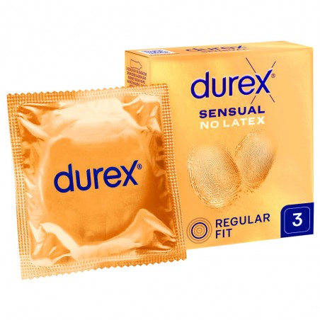 Durex Sensual No Latex 3 szt. - prezerwatywy